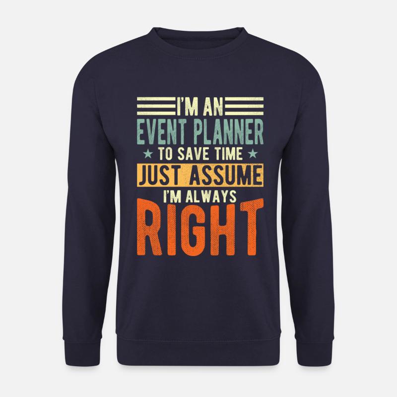 Eventplaner - Unisex Pullover - Navy