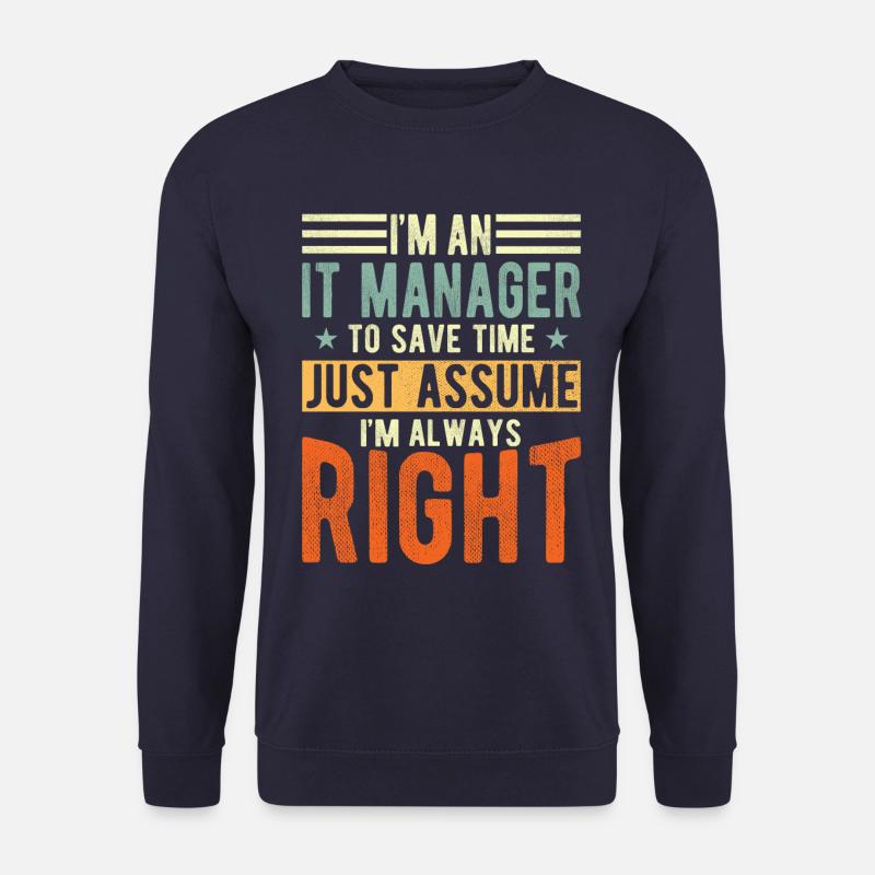 It Manager - Unisex Sweatshirt - navy