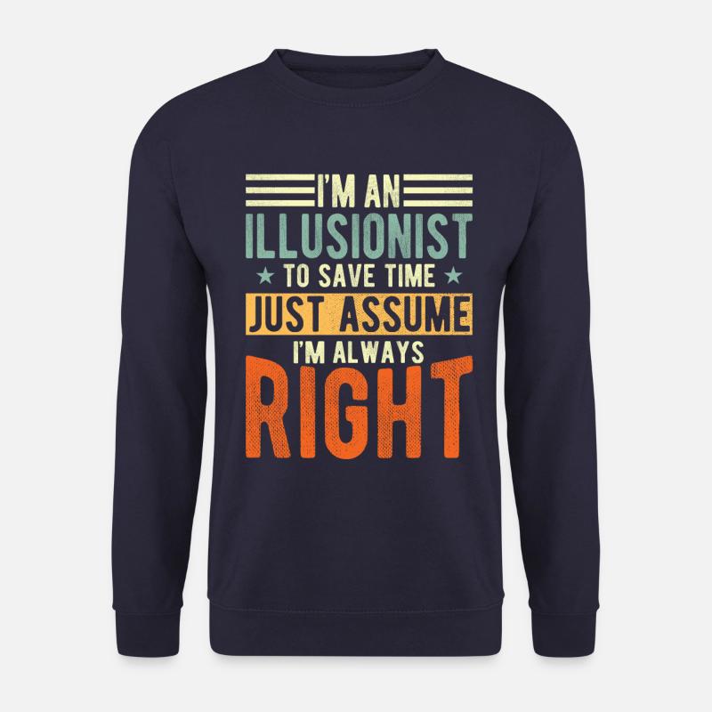 Illusionist - Unisex Sweatshirt - navy