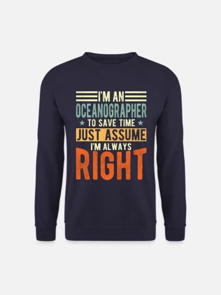 Océanographe - Sweat-shirt Unisexe - marine