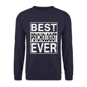 Meilleur psychologue de tous les temps psychologue cadeau - Sweat-shirt Unisexe - marine - Devant - Alina (178cm) & Michal (187cm)
