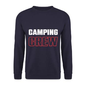 Camping Crew - Unisex Pullover - Navy - Vorne - Alina (178cm) & Michal (187cm)