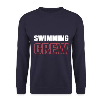 Équipage de natation - Sweat-shirt Unisexe - marine - Devant - Alina (178cm) & Michal (187cm)