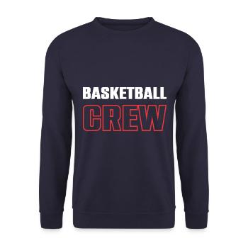 Équipe de basket-ball - Sweat-shirt Unisexe - marine - Devant - Alina (178cm) & Michal (187cm)