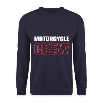 Motorcycle Crew - Unisex Pullover - Navy - Vorne - Alina (178cm) & Michal (187cm)