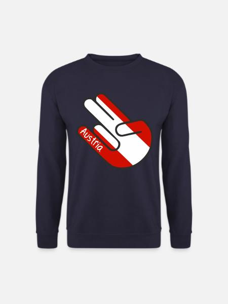 Shocker Hand Austria Austria - Unisex Sweatshirt - navy