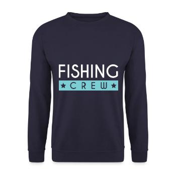 Fishing Crew - Unisex Pullover - Navy - Vorne - Alina (178cm) & Michal (187cm)