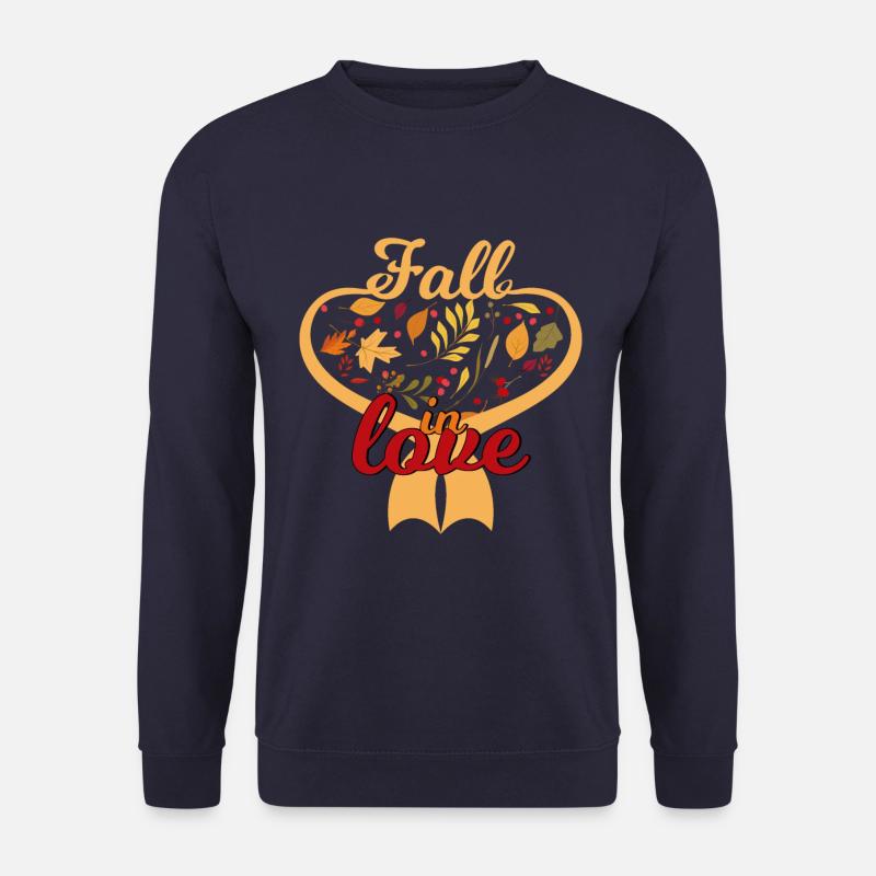 Happy Herbst Fall in Love - Unisex Pullover - Navy
