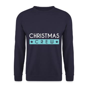 Équipage de Noël - Sweat-shirt Unisexe - marine - Devant - Alina (178cm) & Michal (187cm)