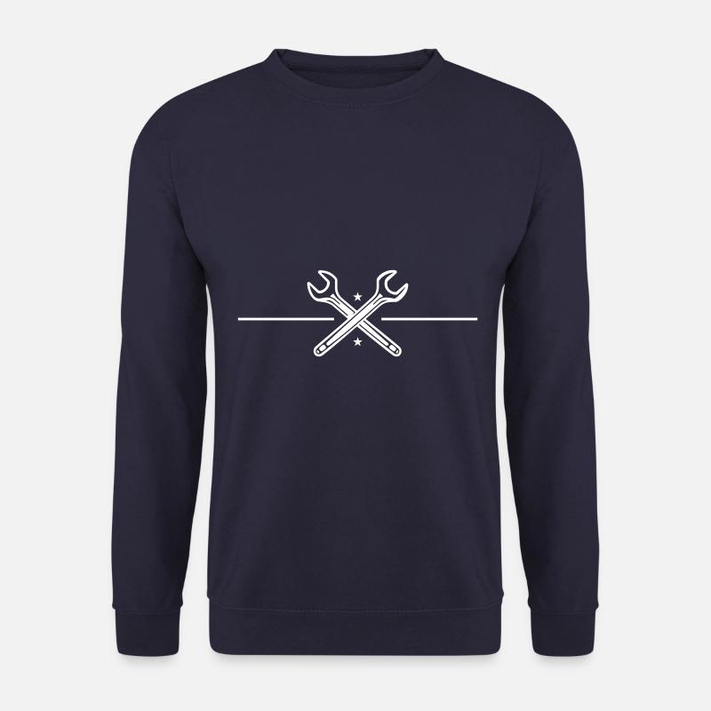 Schraubenschlüssel Symbol - Unisex Pullover - Navy