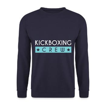 Kickboxing Crew - Unisex Pullover - Navy - Vorne - Alina (178cm) & Michal (187cm)