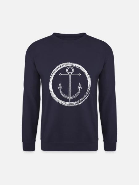 Ancre Navigateur Nautique Jetée Sea Maritime Capitaine - Sweat-shirt Unisexe - marine