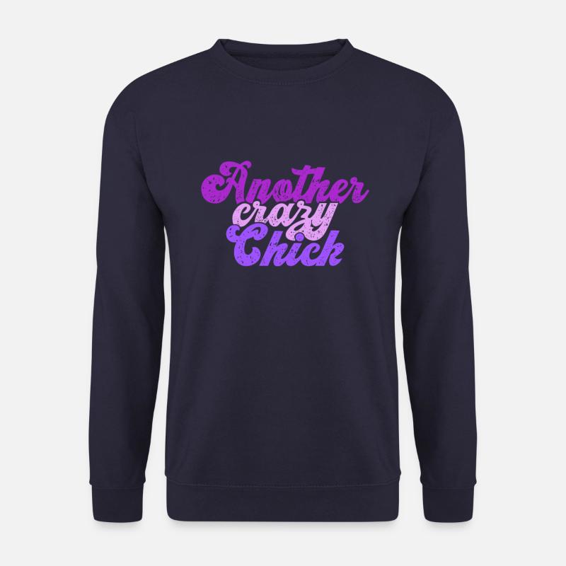 Another crazy Chick - Unisex Pullover - Navy