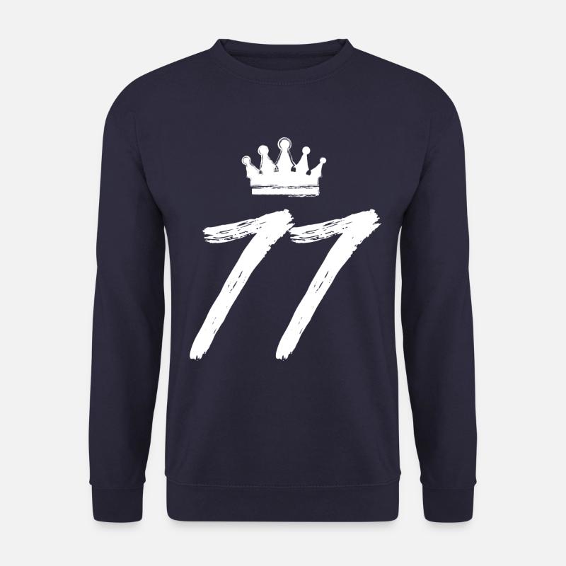77 Number crown - Unisex Sweatshirt - navy