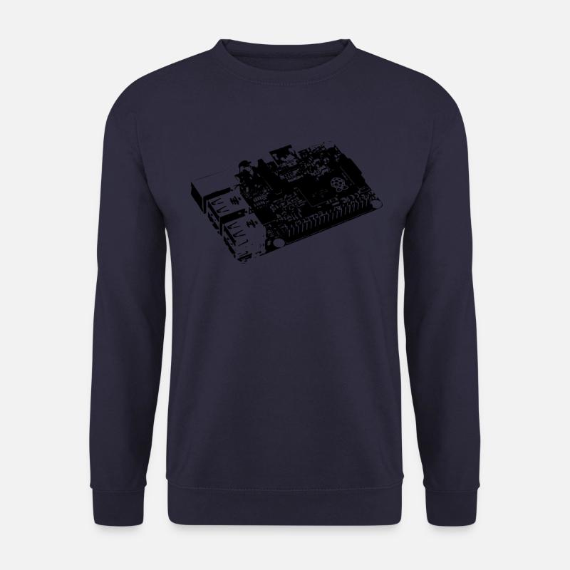 DIY - Raspberry Pi - Linux - Unisex Pullover - Navy