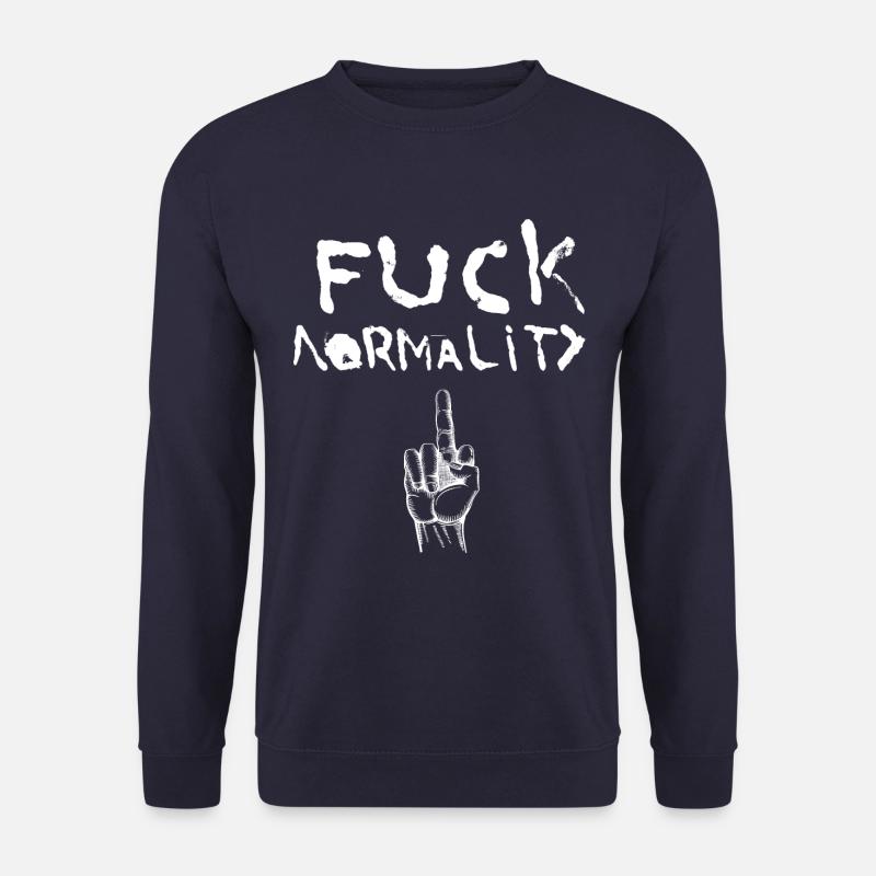 Fuck Normality - Unisex Pullover - Navy