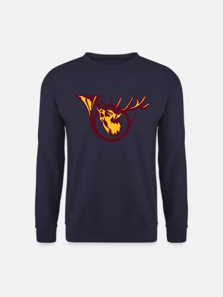 Rotwild-Jagdhorn-Logo Jagd deer 1 - Unisex Pullover - Navy