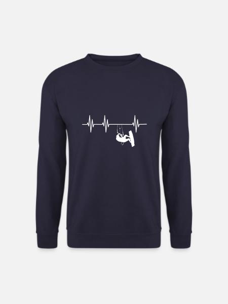 kite kitesurfen kiten lernen kiten surfen - Unisex Pullover - Navy