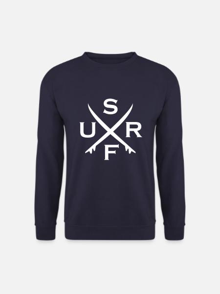 surfen surfbretter surfer wellenreiten surfen - Unisex Pullover - Navy