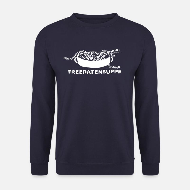 Freedatensuppe - Unisex Pullover - Navy