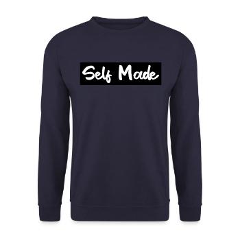 Auto-fabriqué - Sweat-shirt Unisexe - marine - Devant - Alina (178cm) & Michal (187cm)