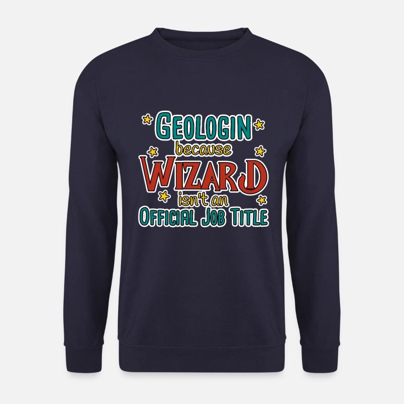 Geologist Wizard Geology - Unisex Sweatshirt - navy