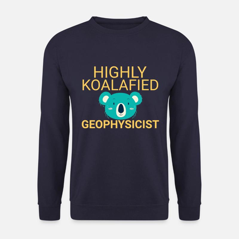 Geophysicist Koalafied Geophysics - Unisex Pullover - Navy