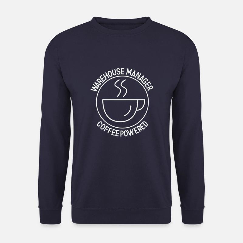 Warehouse Manager Coffee Powered - Unisex Sweatshirt - navy