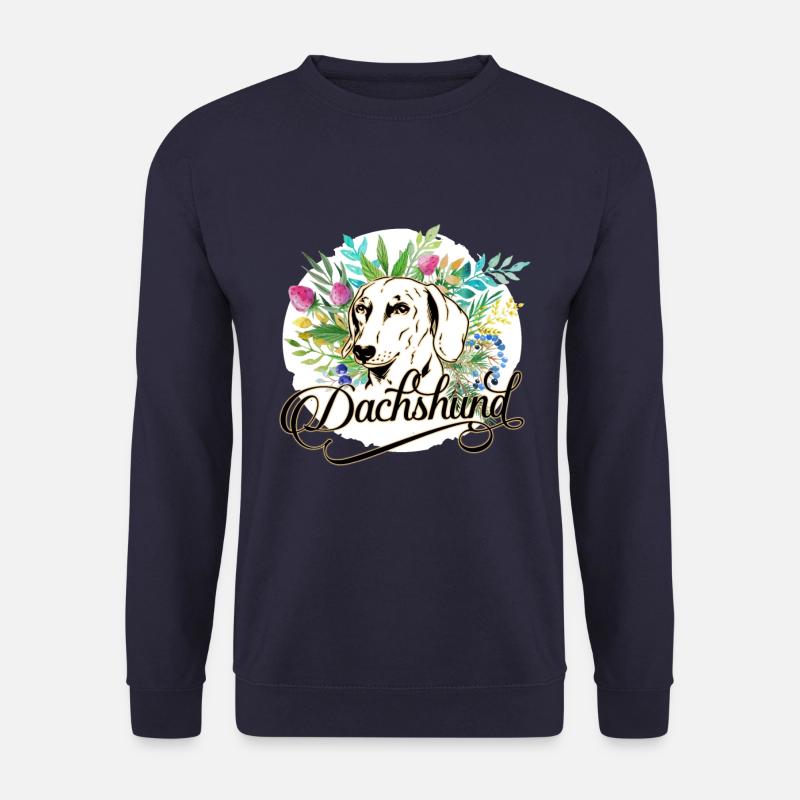 Dachshund Dackel - Unisex Pullover - Navy