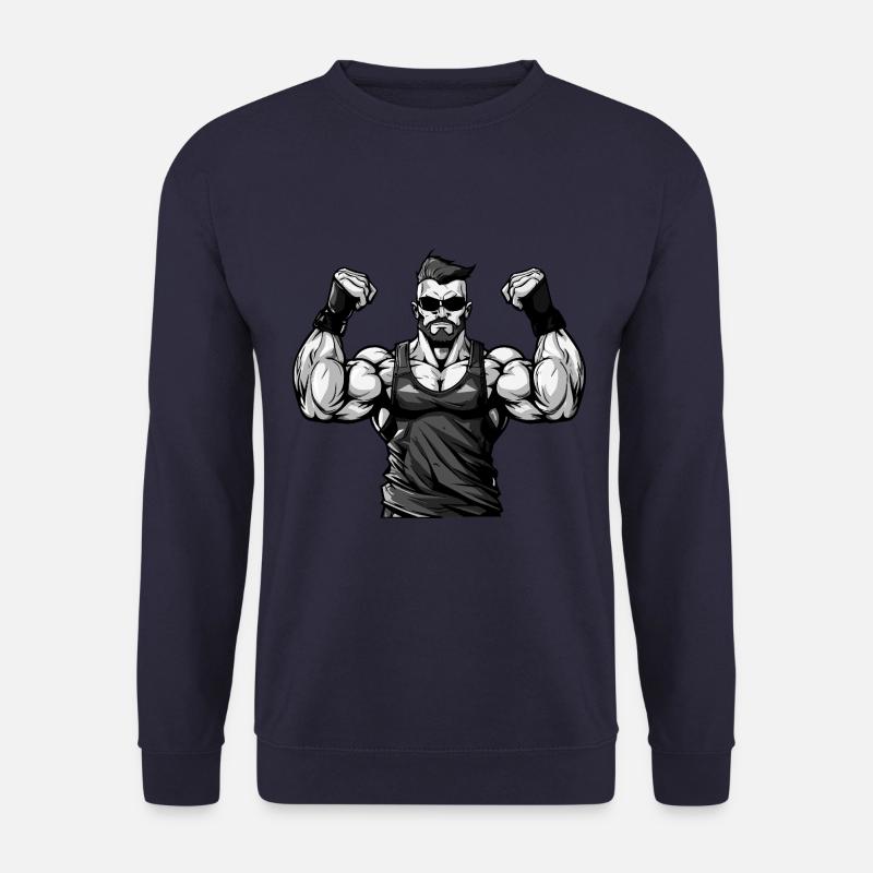 Muskeln Training - Unisex Pullover - Navy