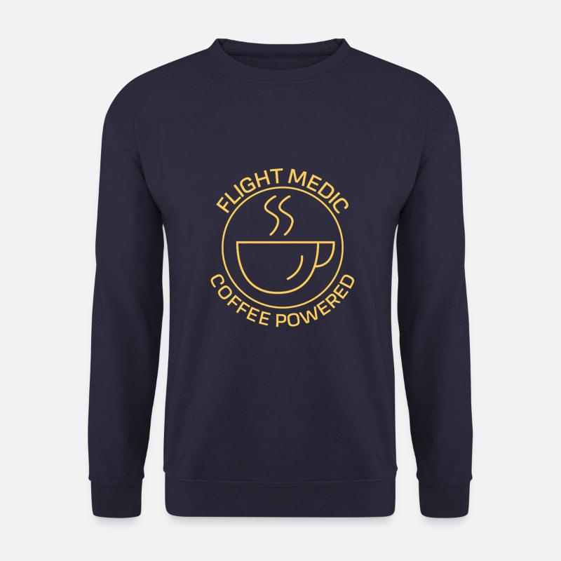 Flight Medic Coffee powered Luftrettung - Unisex Pullover - Navy