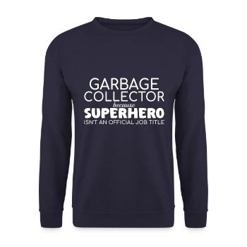 Ramasse-miettes Super-héros - Sweat-shirt Unisexe - marine - Devant - Alina (178cm) & Michal (187cm)