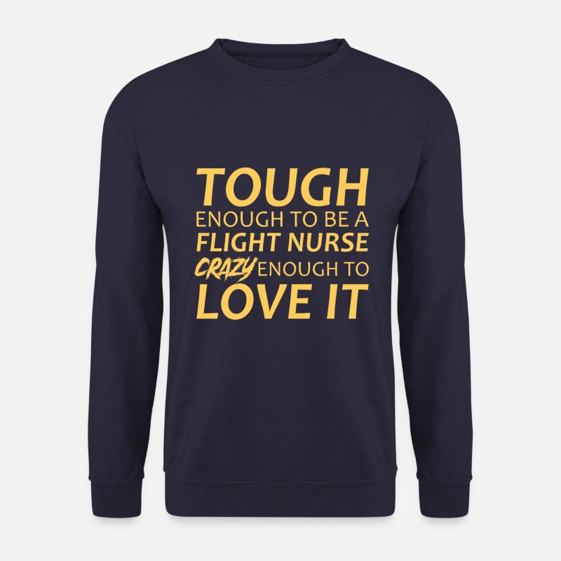 Flight Nurse Crazy Air Rescue - Unisex Sweatshirt - navy