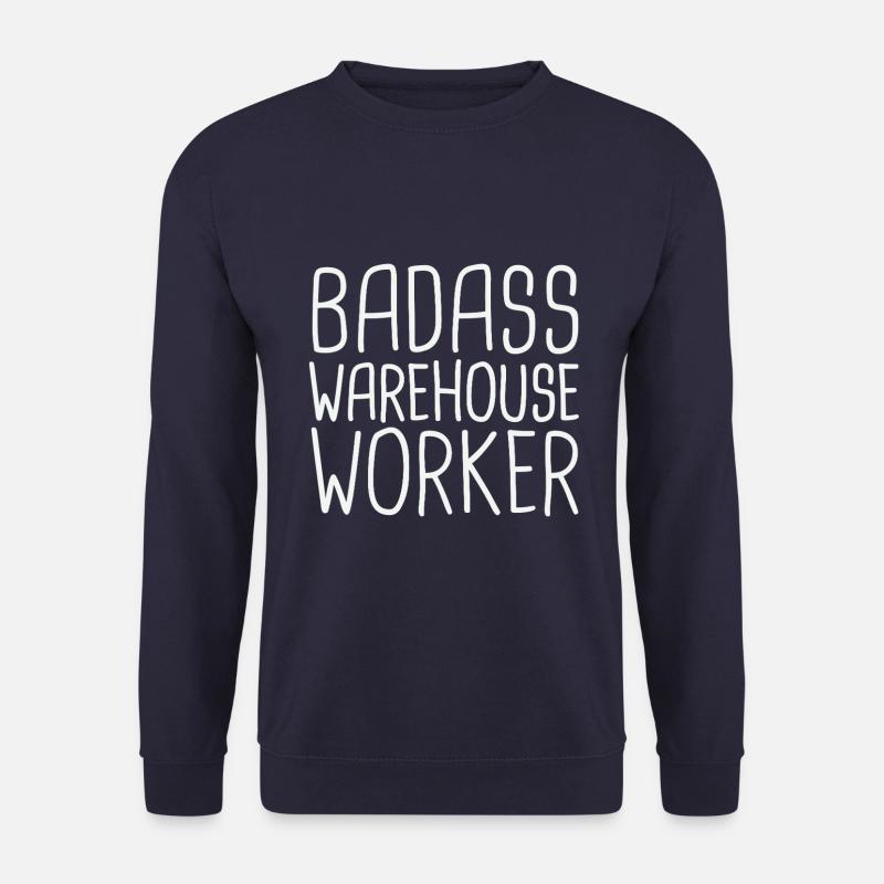 Warehouse Worker Badass - Unisex Sweatshirt - navy