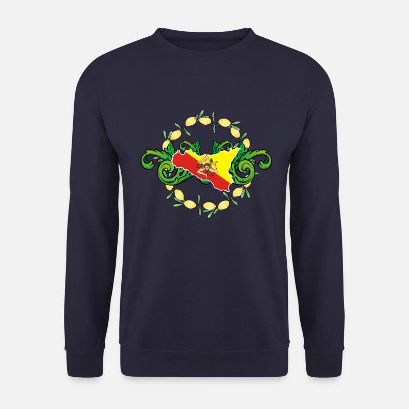 Sicily lemons Sicily - Unisex Sweatshirt - navy