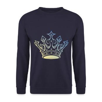 Crown Royal - Unisex Sweatshirt - navy - Front - Alina (178cm) & Michal (187cm)