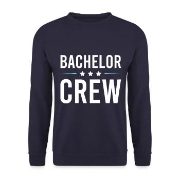 Équipage Bachelor - Sweat-shirt Unisexe - marine - Devant - Alina (178cm) & Michal (187cm)