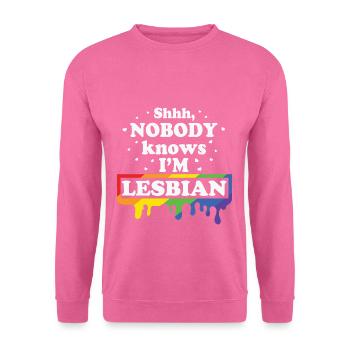 LBGT Flag Gay Pride Human Lesbian - Unisex Sweatshirt - pink - Front