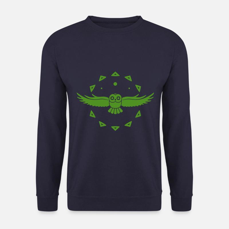 Eule - Vogel - Naturschutz - Tierfreund - Unisex Pullover - Navy