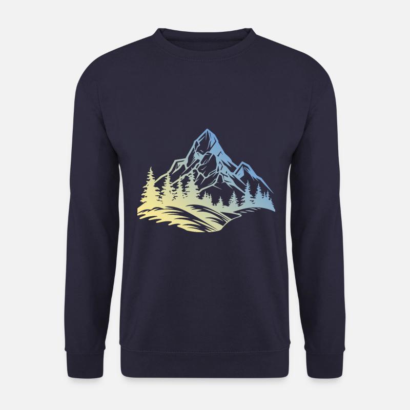 Berge Natur - Unisex Pullover - Navy