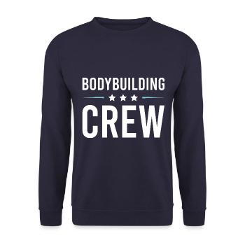Équipe de musculation - Sweat-shirt Unisexe - marine - Devant - Alina (178cm) & Michal (187cm)