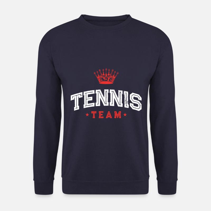 Tennis Team - Unisex Pullover - Navy