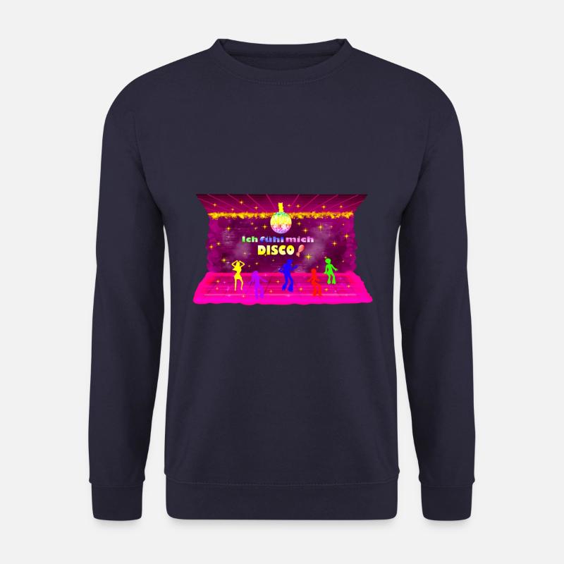 Disco, Pink, 80iger, Retro, Party, Old School - Unisex Pullover - Navy