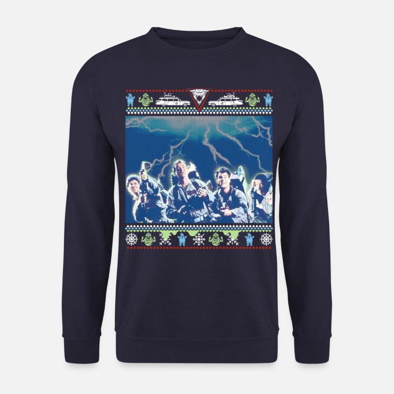 Ghostbusters Hauptcharaktere Weihnachtspulli - Unisex Pullover - Navy