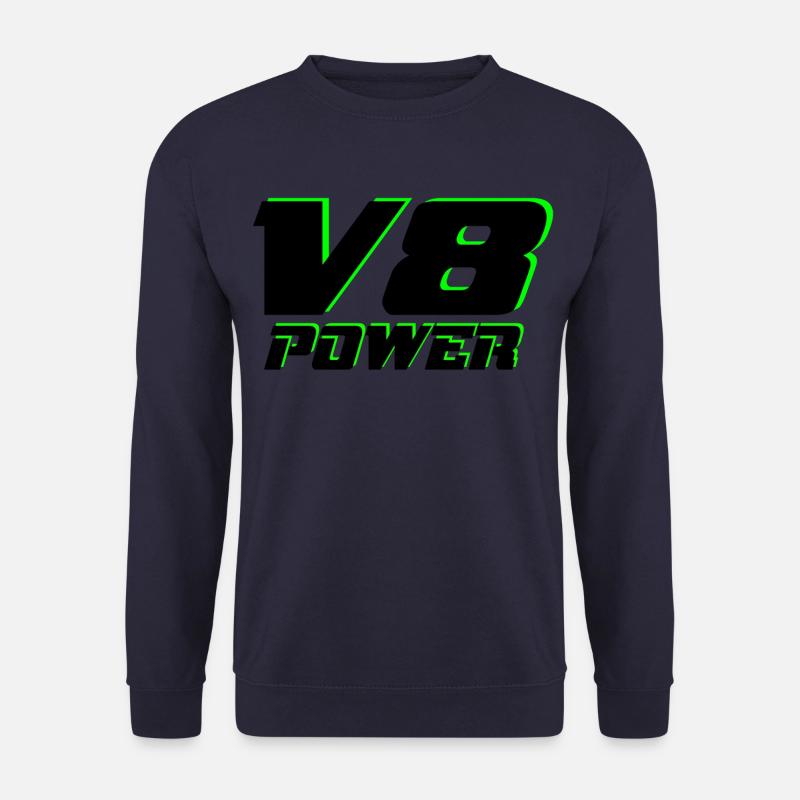 V8 - Unisex Pullover - Navy