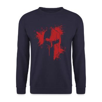 Crusader Knights Templar Deus Vult Knight Templar - Unisex Sweatshirt - navy - Front - Alina (178cm) & Michal (187cm)