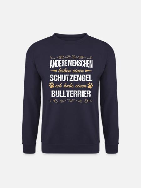 Bullterrier Hund Hundehalter - Unisex Pullover - Navy