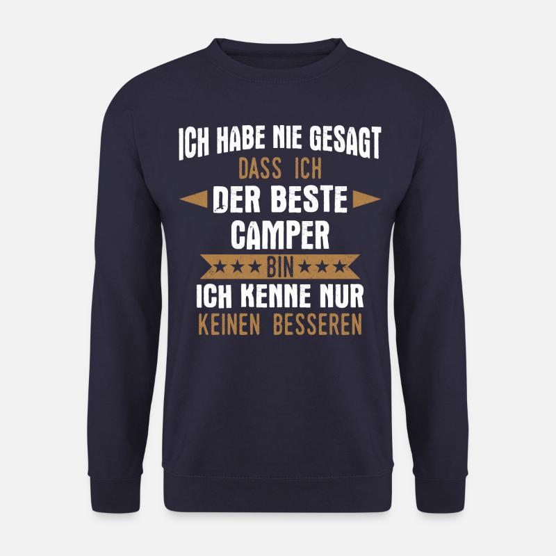 Camping Wohnwagen Camper Wohnmobil Campen - Unisex Pullover - Navy
