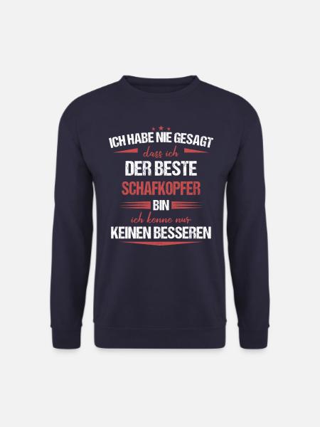 Schafkopfen Schafkopf Kartenspiel Spruch - Unisex Pullover - Navy