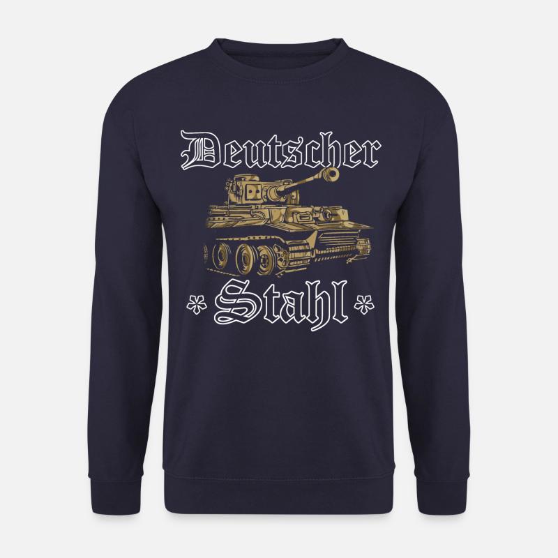 Panzer Tiger Kampfpanzer Weltkrieg Spruch - Unisex Pullover - Navy
